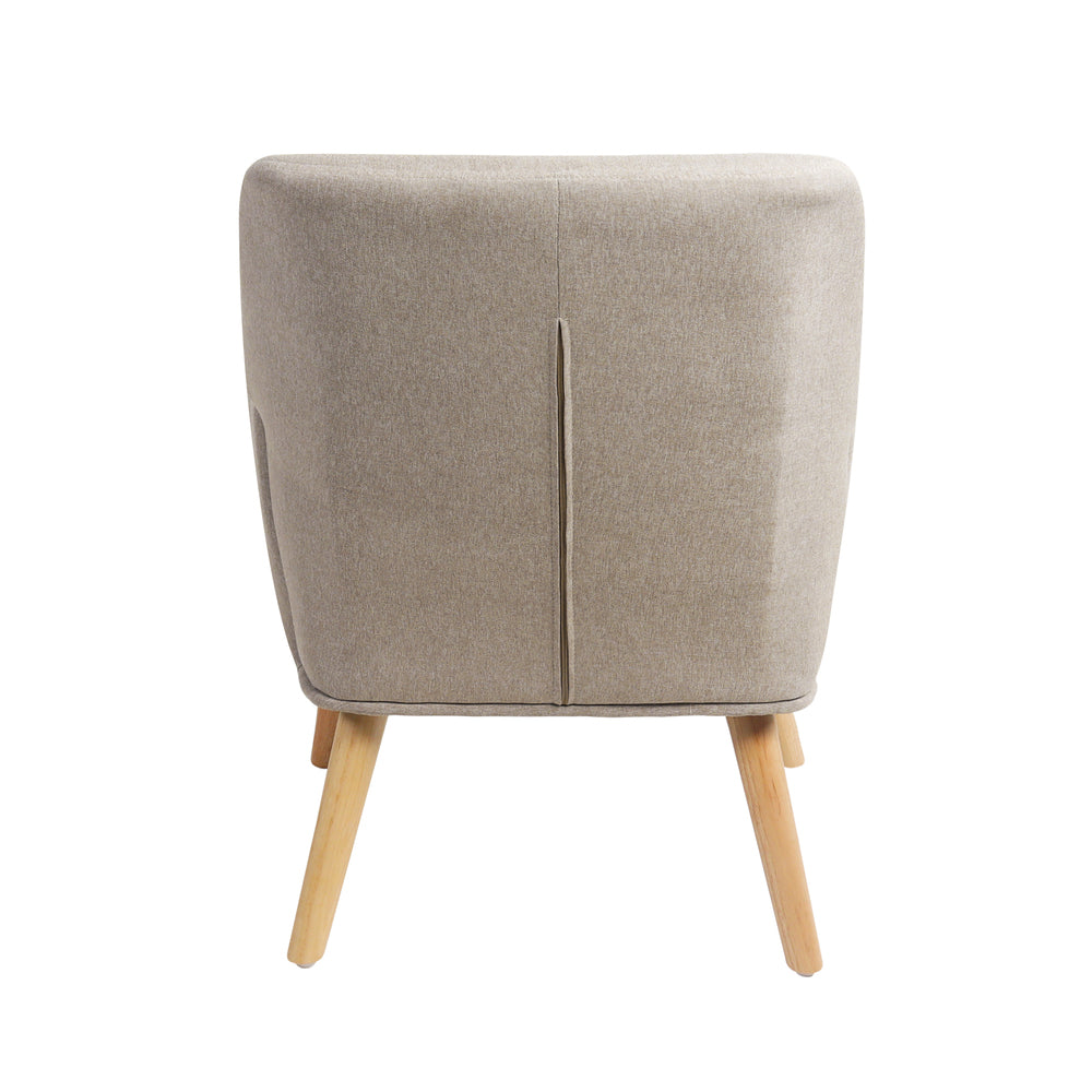 NNEED Armchair Linen Fabric Beige-4