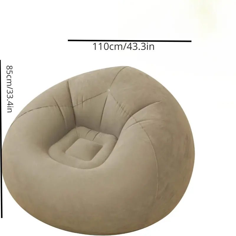 Relax in style with the ultimate comfort of a Beanless Inflatable Chair Air Sofa - Haven HomeHaven Home
