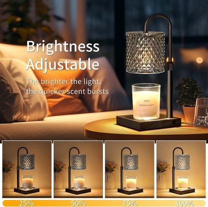Candle Warmer Lamp With Timer Dimmer Height Adjustable