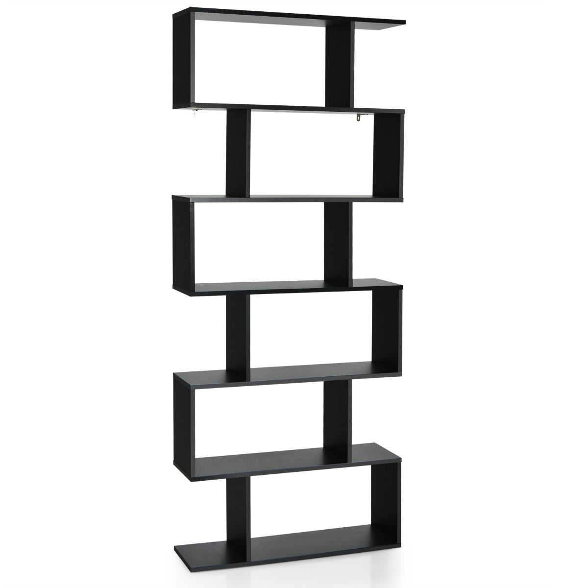 NNECW 6 - tier Bookshelf with Anti - Tipping Device for Office - Haven HomeHaven Home