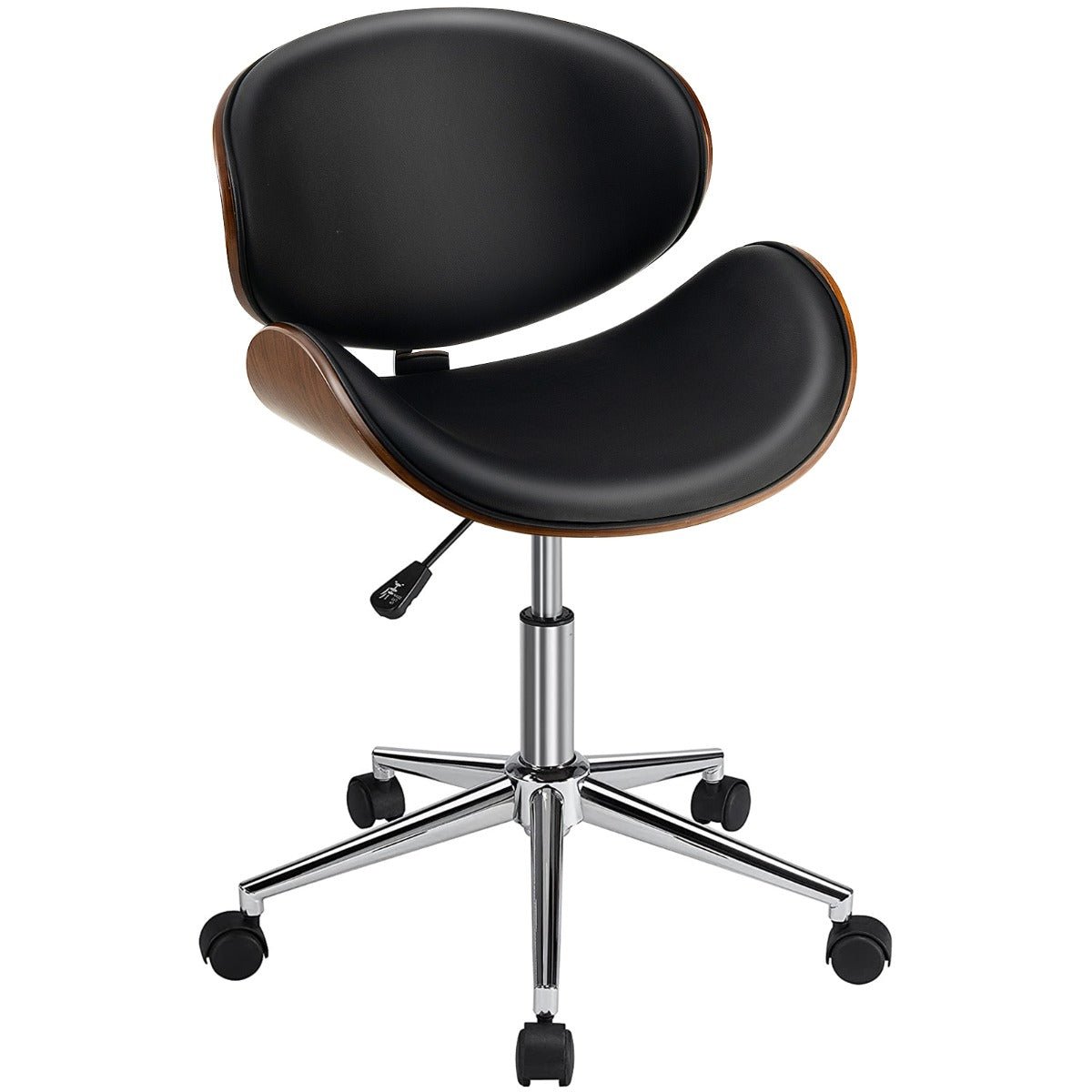 NNECW Modern Computer Chair with Curved Swivel Seat for Home & Office - Haven HomeHaven Home